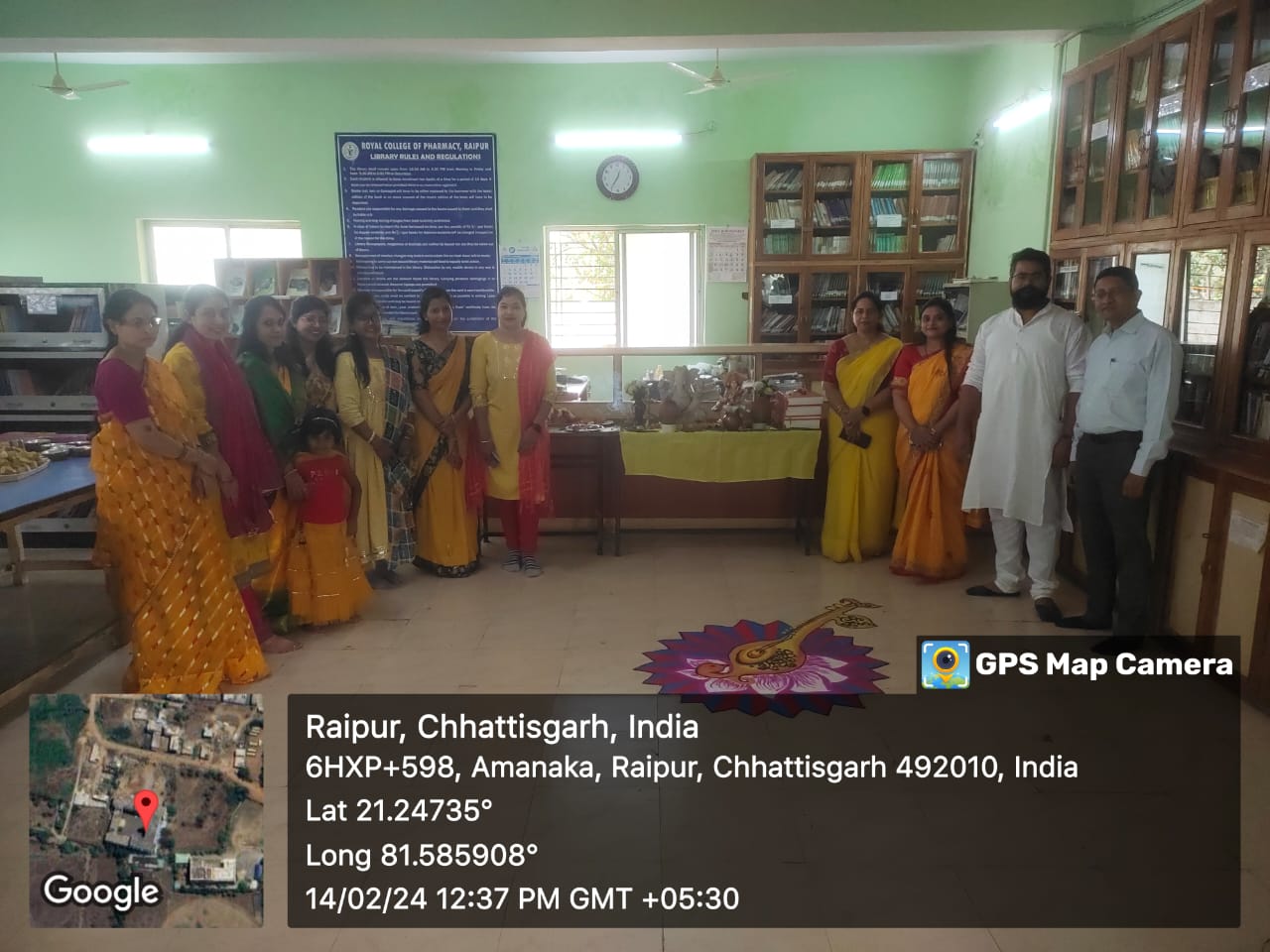 Basant Panchami at Royal College of Pharmacy