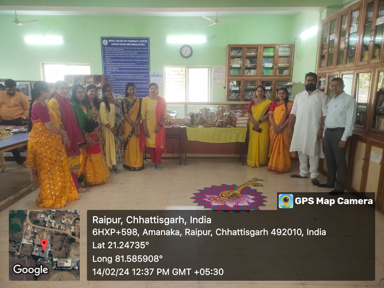 Basant Panchami at Royal College of Pharmacy