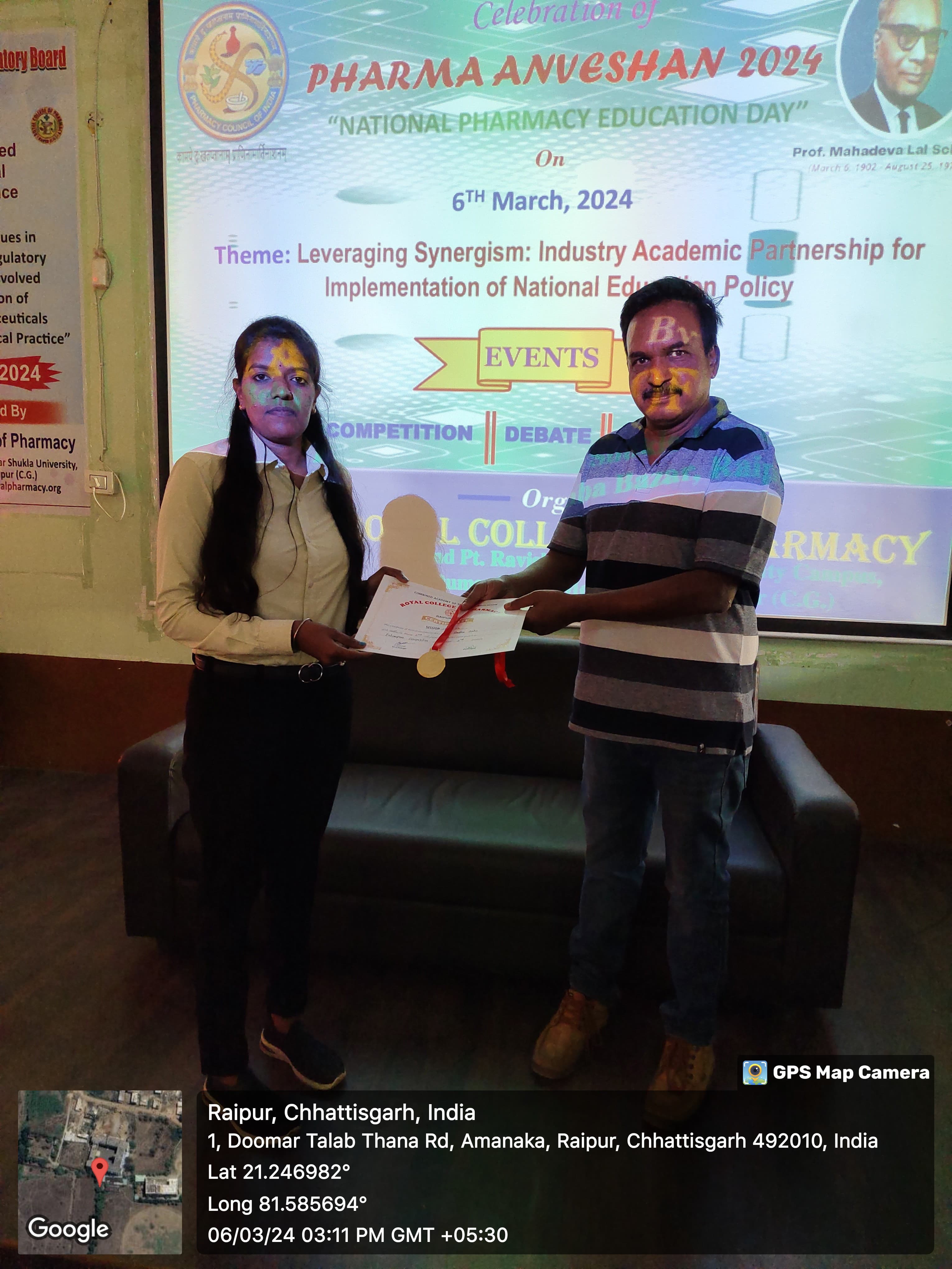 M L Schroff Day celebration at   Royal College of Pharmacy