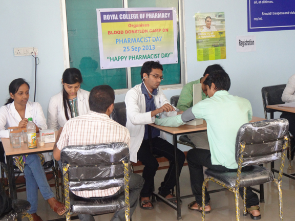 Blood Donation Camp at Royal College of Pharmacy