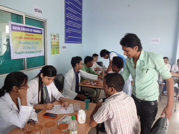Blood Donation Camp at Royal College of Pharmacy